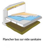 plancher bas sur vide sanitaire