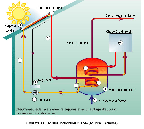 Capteur solaire à eau chaude - Energie Plus Le Site