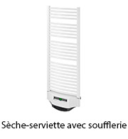 sèche-serviette électrique rayonnant